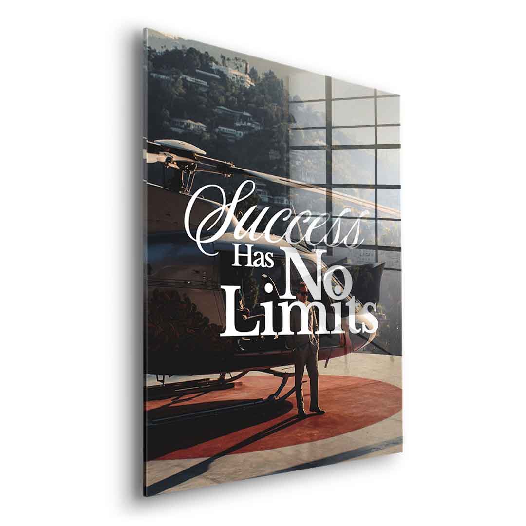 Success has no limits Acrylglasbild Seite