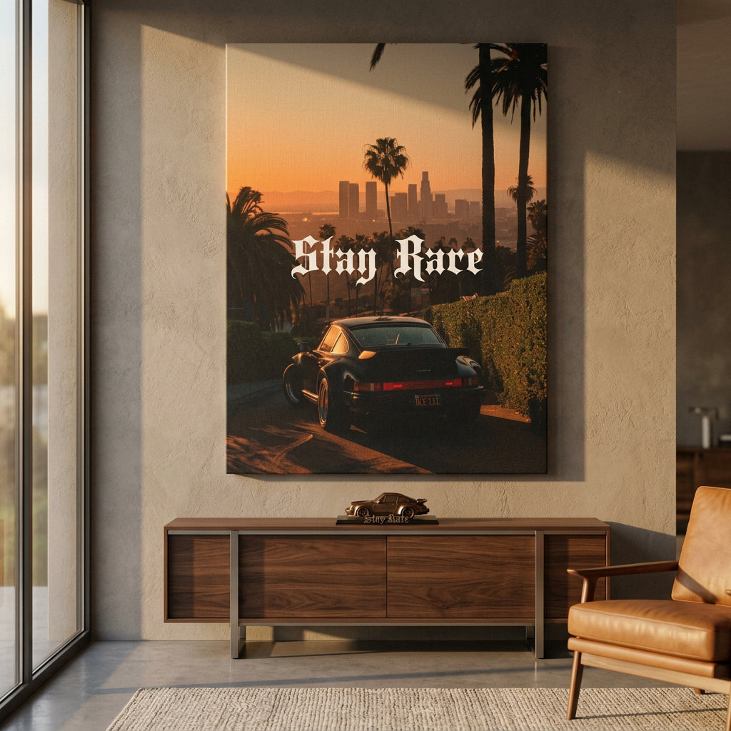 DOTCOMCANVAS Stay Rare Leinwandbild im Wohnraum Mockup