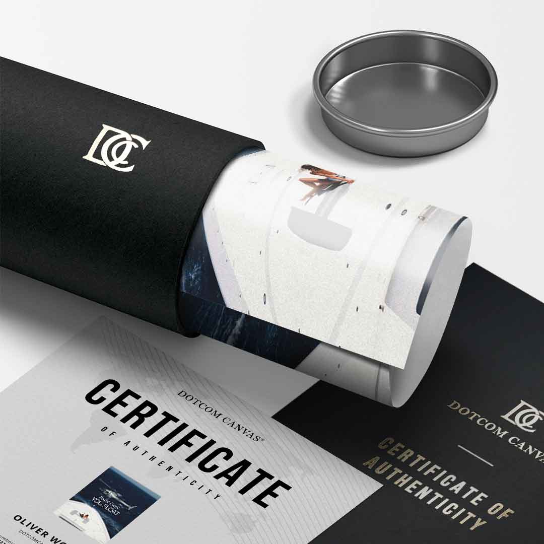 Build Until You Float Poster Tube