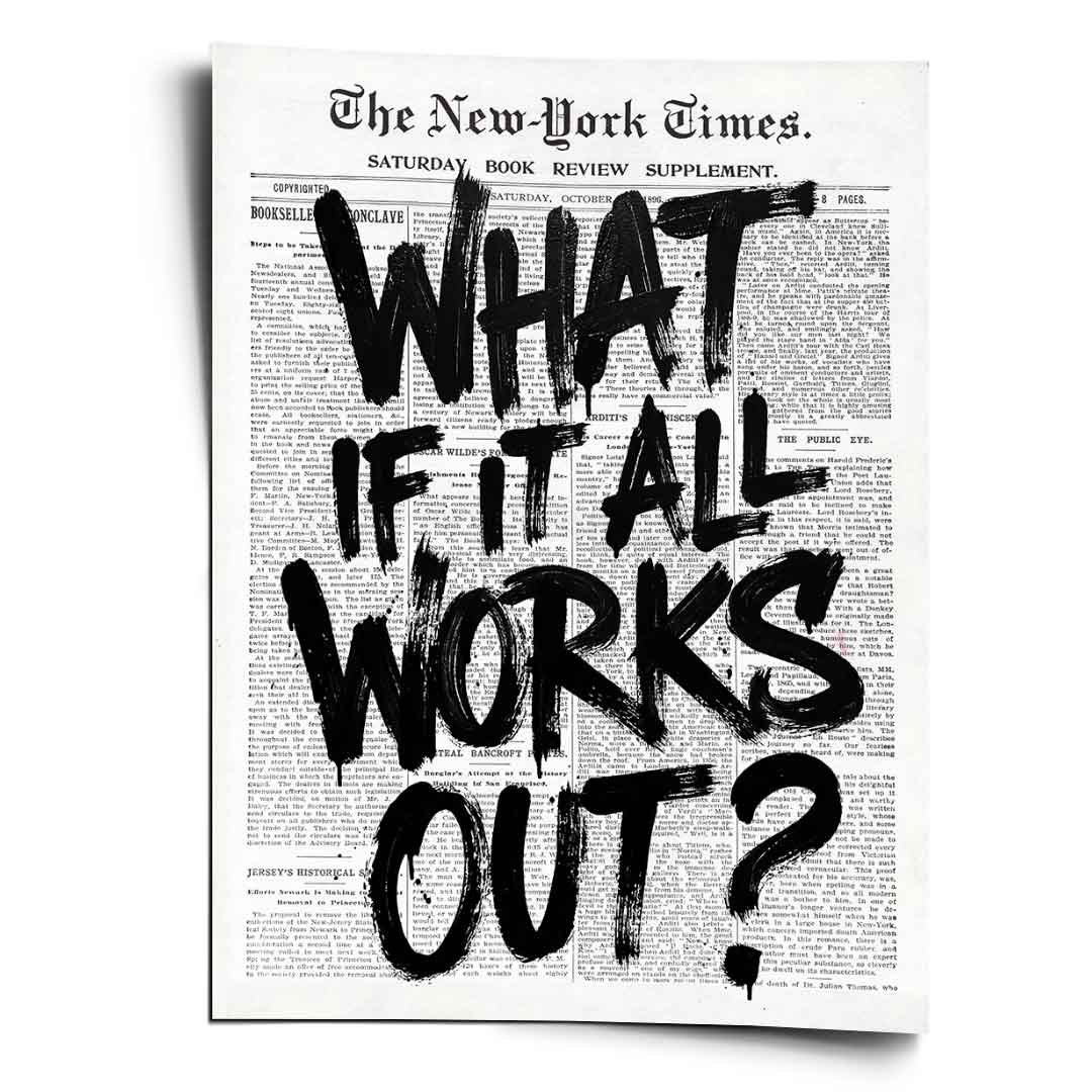 What if it all works out Poster Front