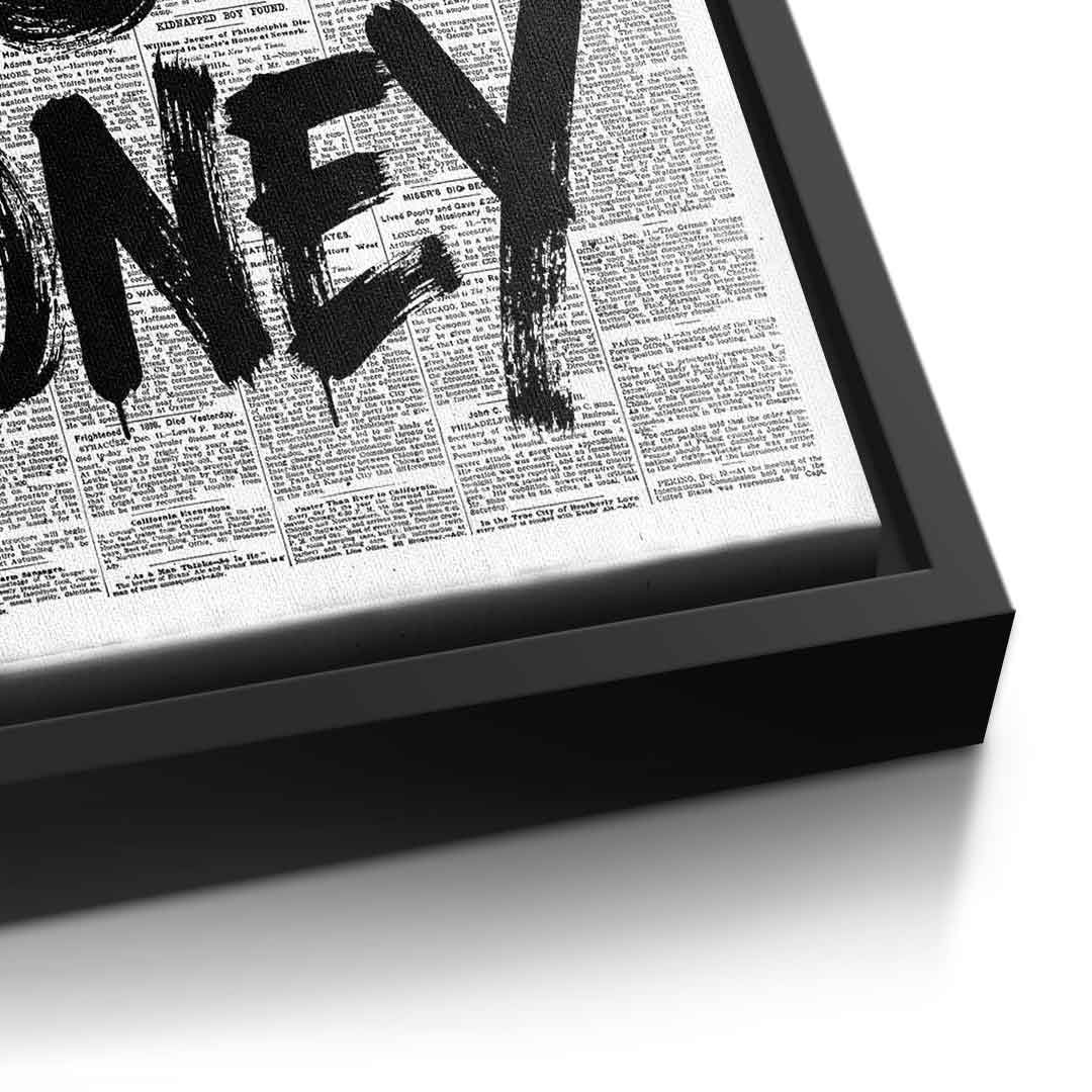 All we need is money - Detail Schwarz