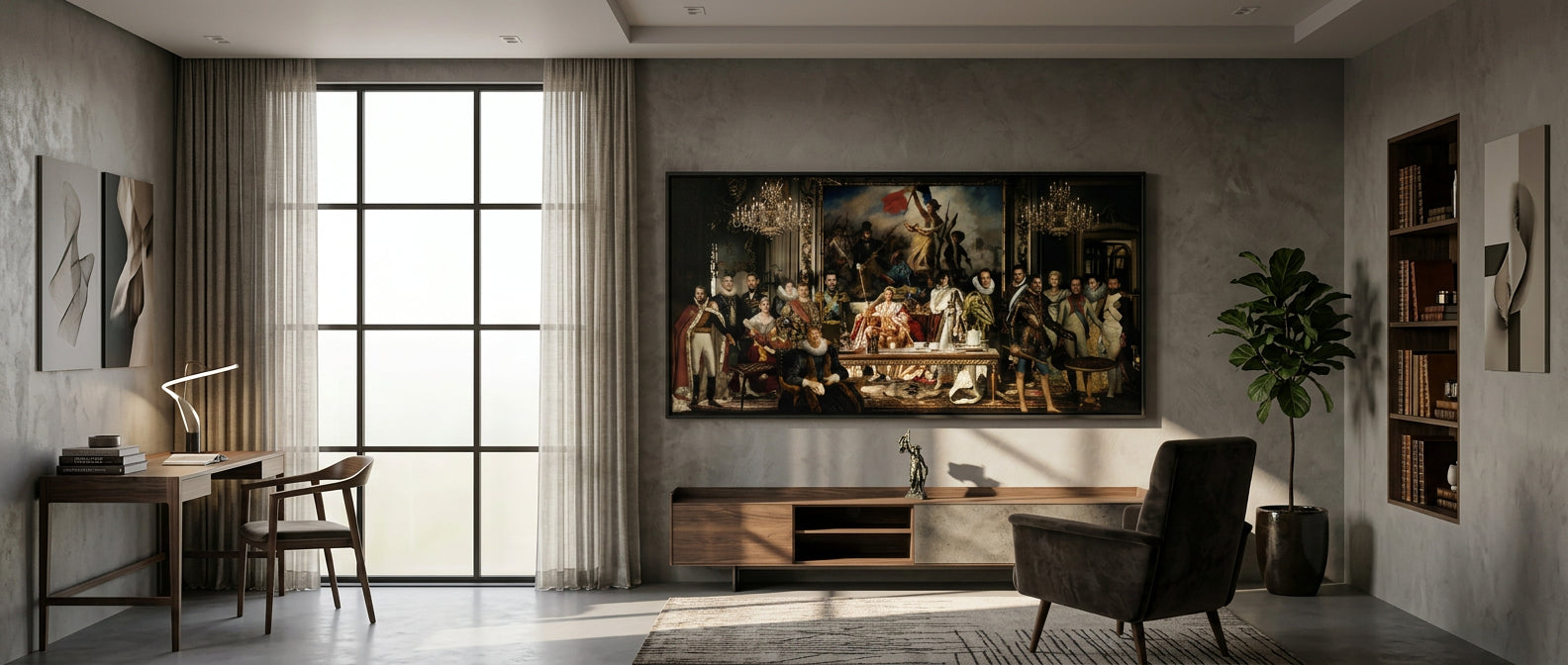 Hollywood Royals Leinwand Banner