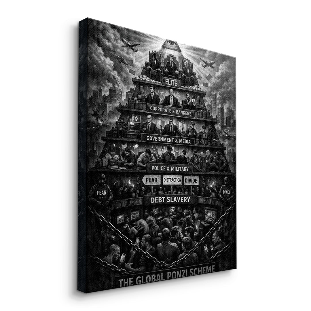 Elite Pyramide Leinwand Seitenansicht ohne Rahmen