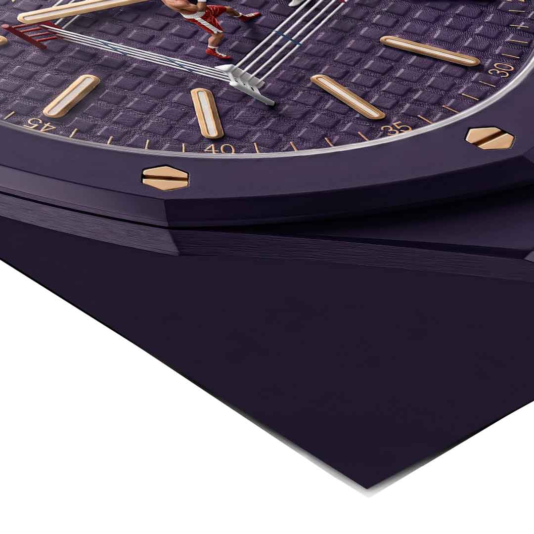 Luxury Timepiece – Boxing Poster Ecke Detail
