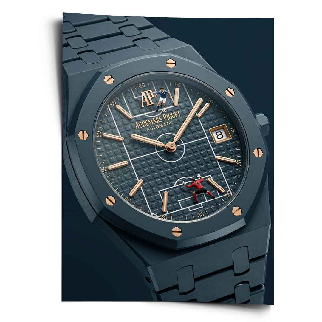 Luxury Timepiece – Football Poster
