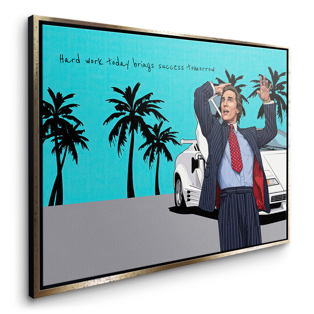 side gold frame