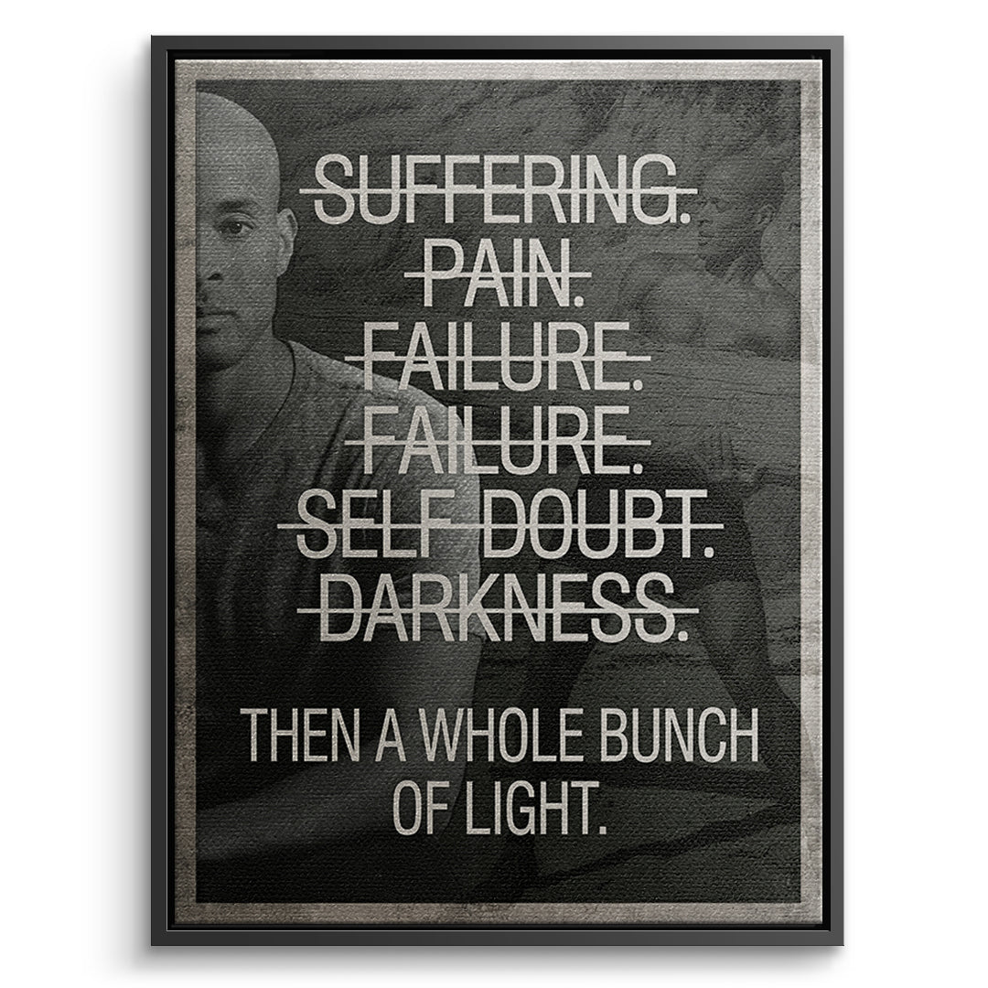 Goggins Mindset Canvas Front Black Frame