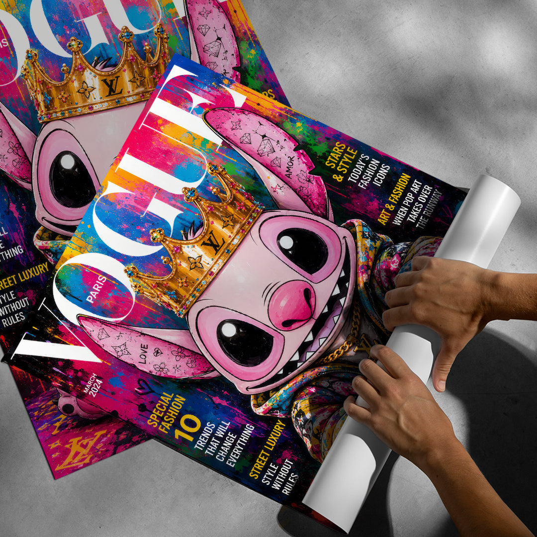 DOTCOMCANVAS Pop Luxe Poster gerollt