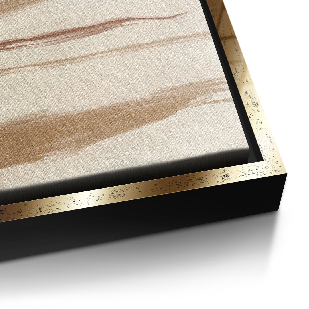 DOTCOMCANVAS A gentle after Leinwandbild Detailansicht goldener Rahmen