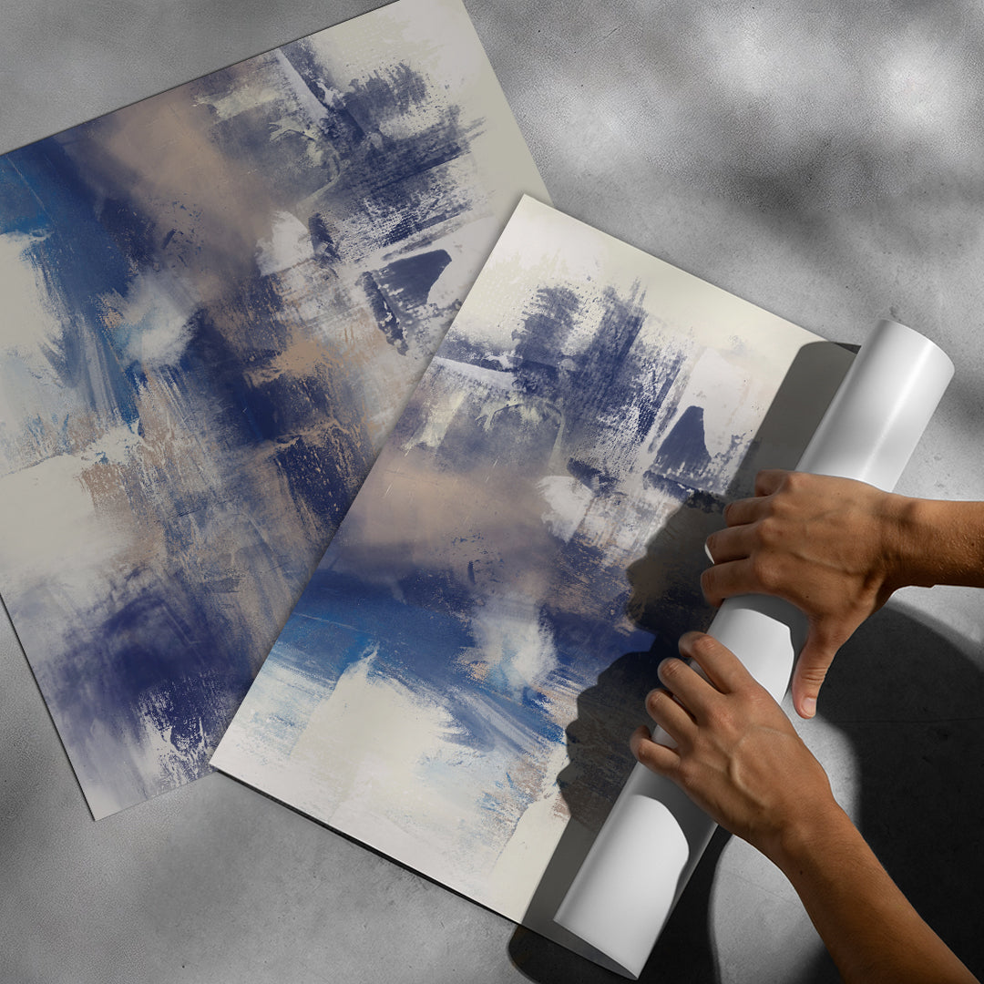 DOTCOMCANVAS A pause that breathed Poster Rolled-up Ansicht