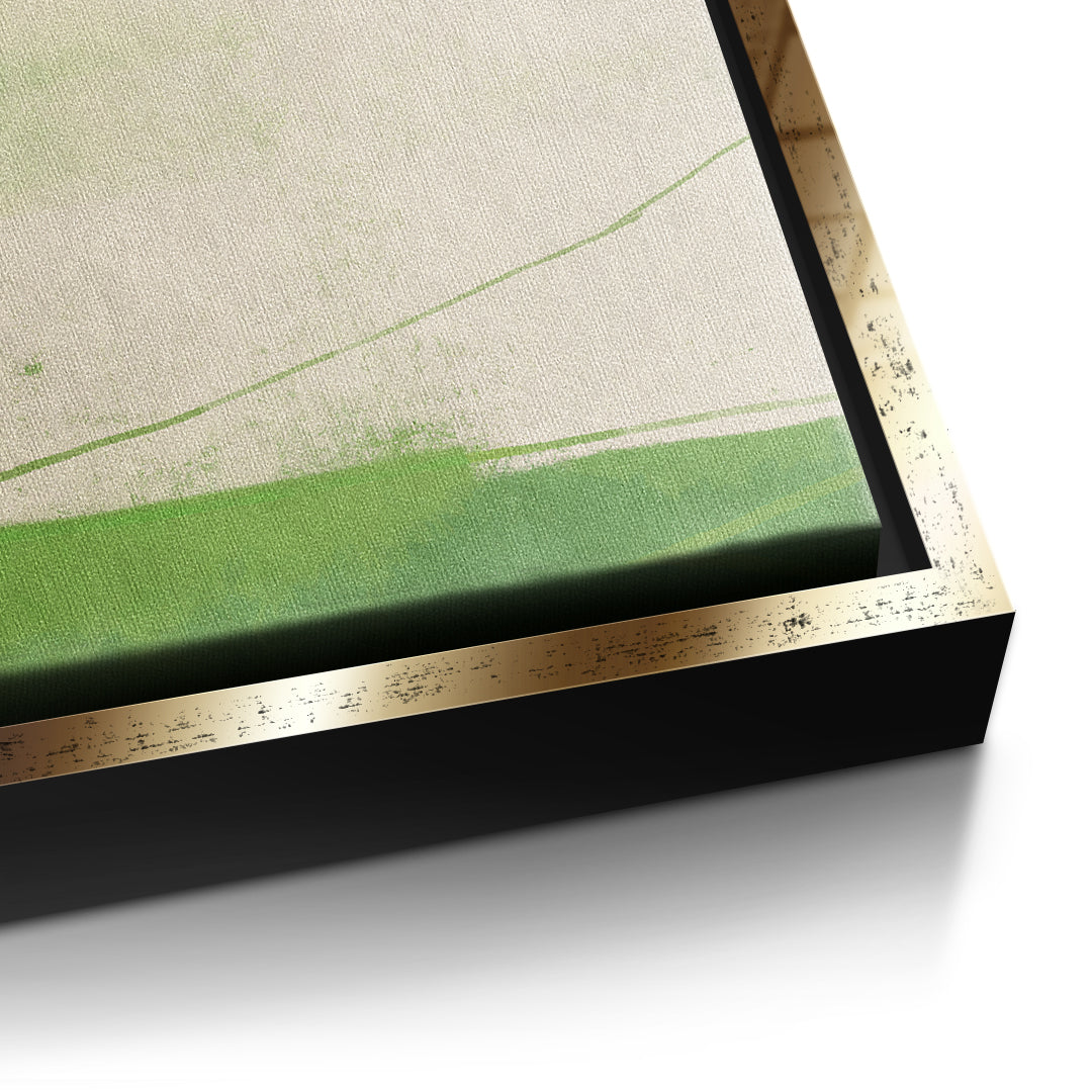 DOTCOMCANVAS What stayed Leinwandbild Detailansicht goldener Rahmen