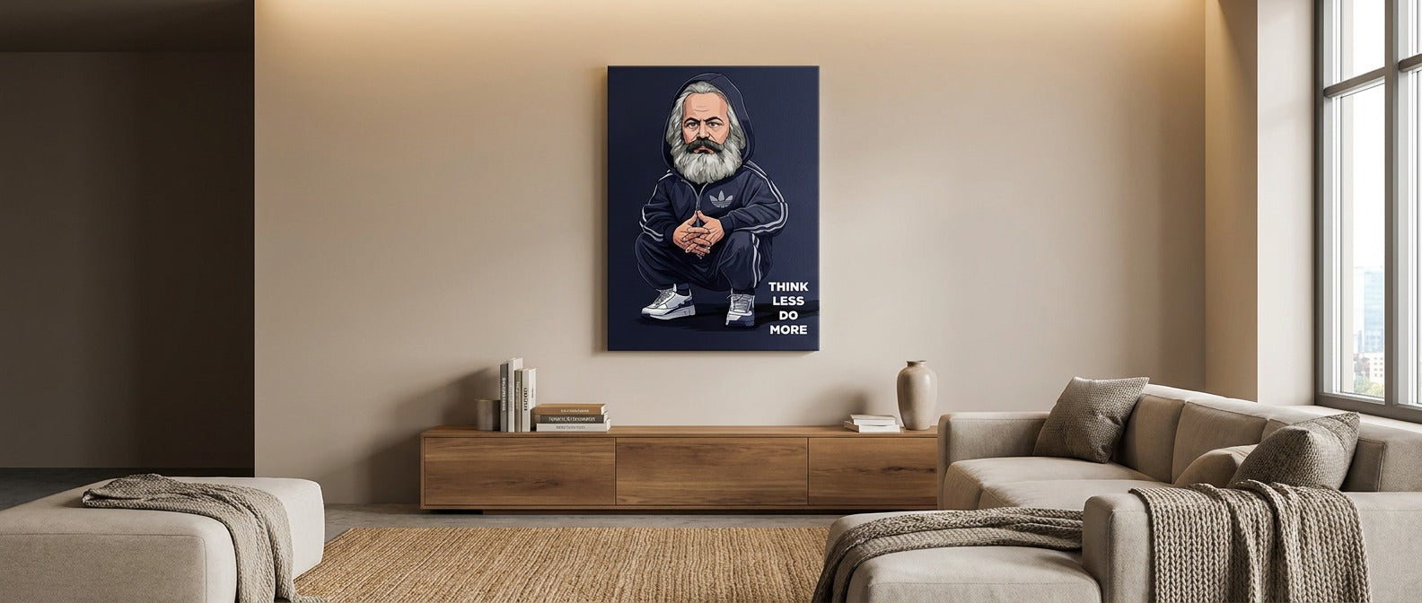 Karl Marx Swag Leinwandbild Banner