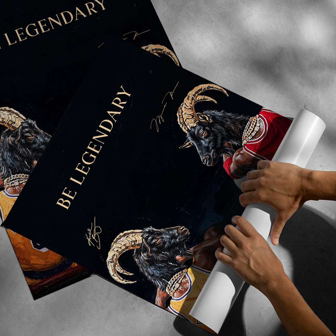 Two GOAT Poster in Rollformat