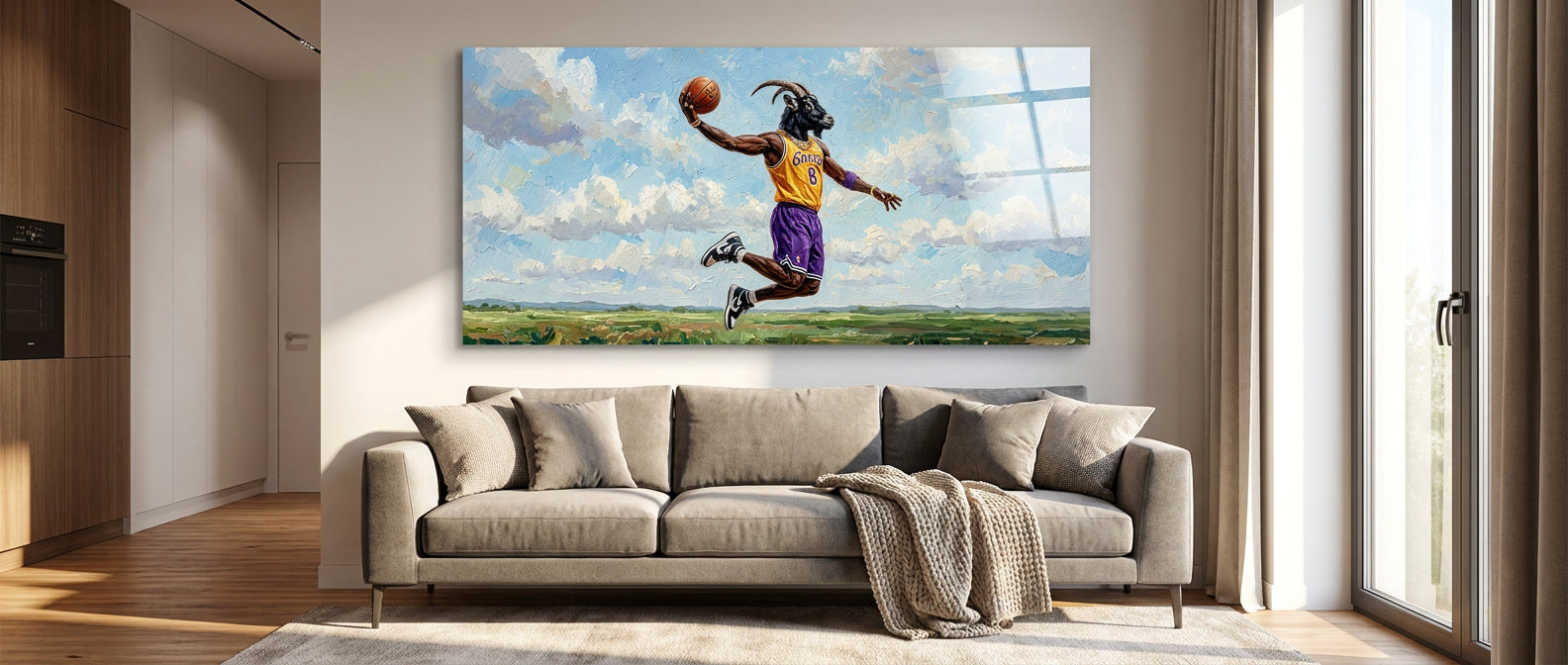 GOAT Kobe Bryant Acryl Website Banner