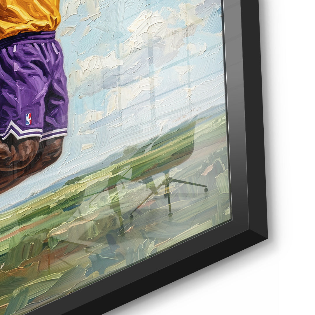 DOTCOMCANVAS GOAT Kobe Bryant Acrylglasbild Detailansicht Schwarz