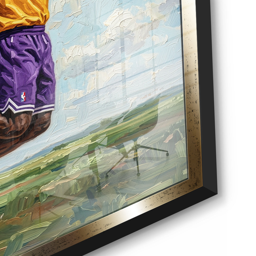 DOTCOMCANVAS GOAT Kobe Bryant Acrylglasbild Detailansicht Gold