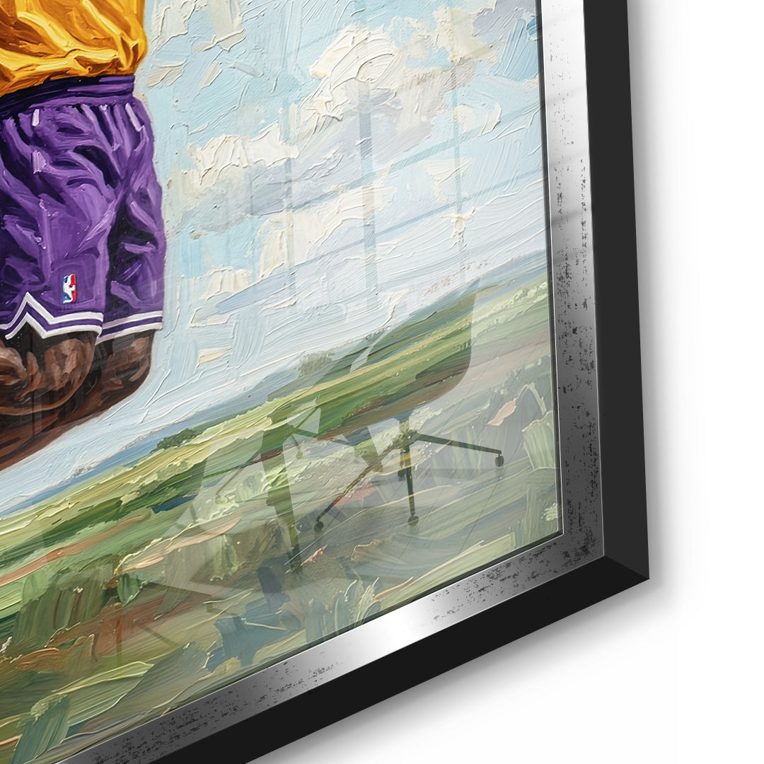 DOTCOMCANVAS GOAT Kobe Bryant Acrylglasbild Detailansicht Silber