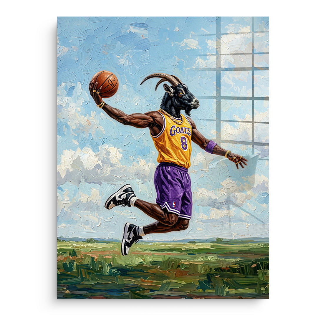 DOTCOMCANVAS GOAT Kobe Bryant Acrylglasbild Vorderansicht Ohne Rahmen