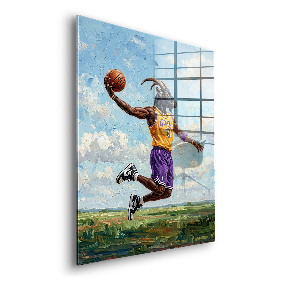 DOTCOMCANVAS GOAT Kobe Bryant Acrylglasbild Seitenansicht Ohne Rahmen