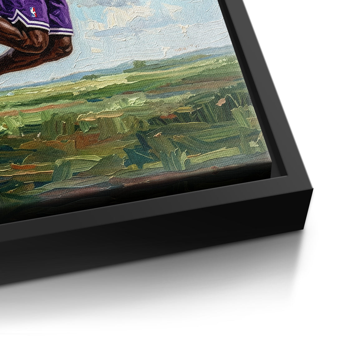 DOTCOMCANVAS GOAT Kobe Bryant Leinwandbild Detailansicht Schwarz