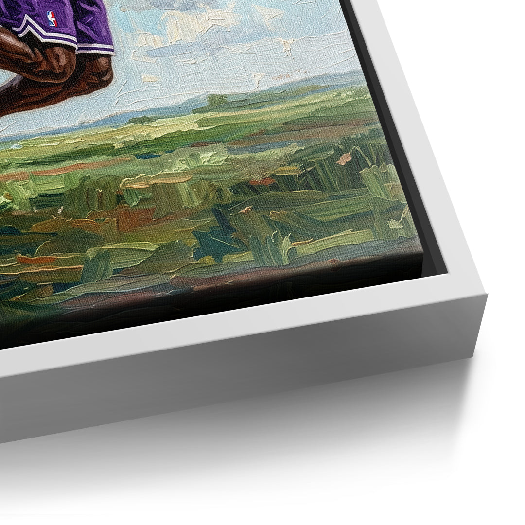 DOTCOMCANVAS GOAT Kobe Bryant Leinwandbild Detailansicht Weiß