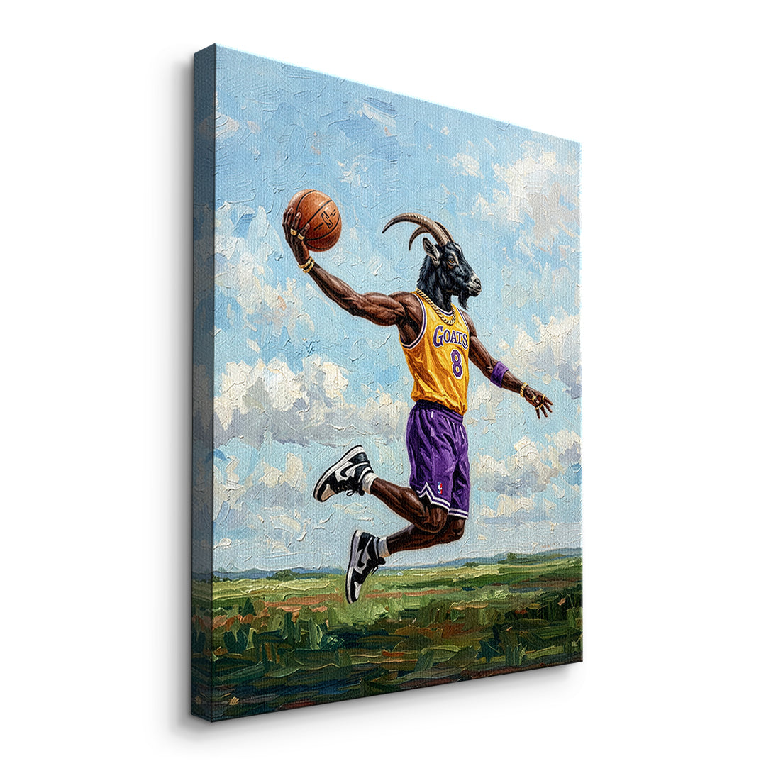 DOTCOMCANVAS GOAT Kobe Bryant Leinwandbild Seitenansicht Ohne Rahmen