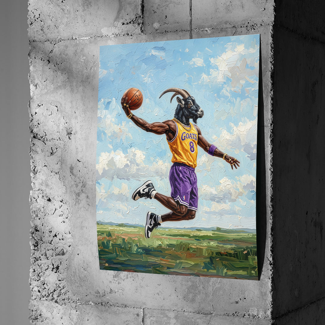 DOTCOMCANVAS GOAT Kobe Bryant Poster Wandansicht