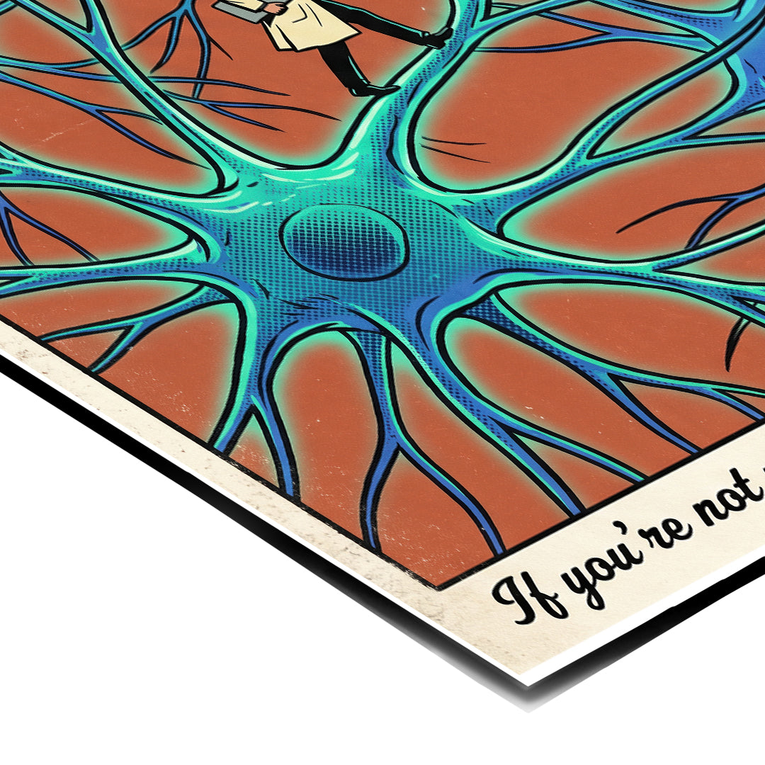 Eckdetail des Posters Your Mind Is Programmable
