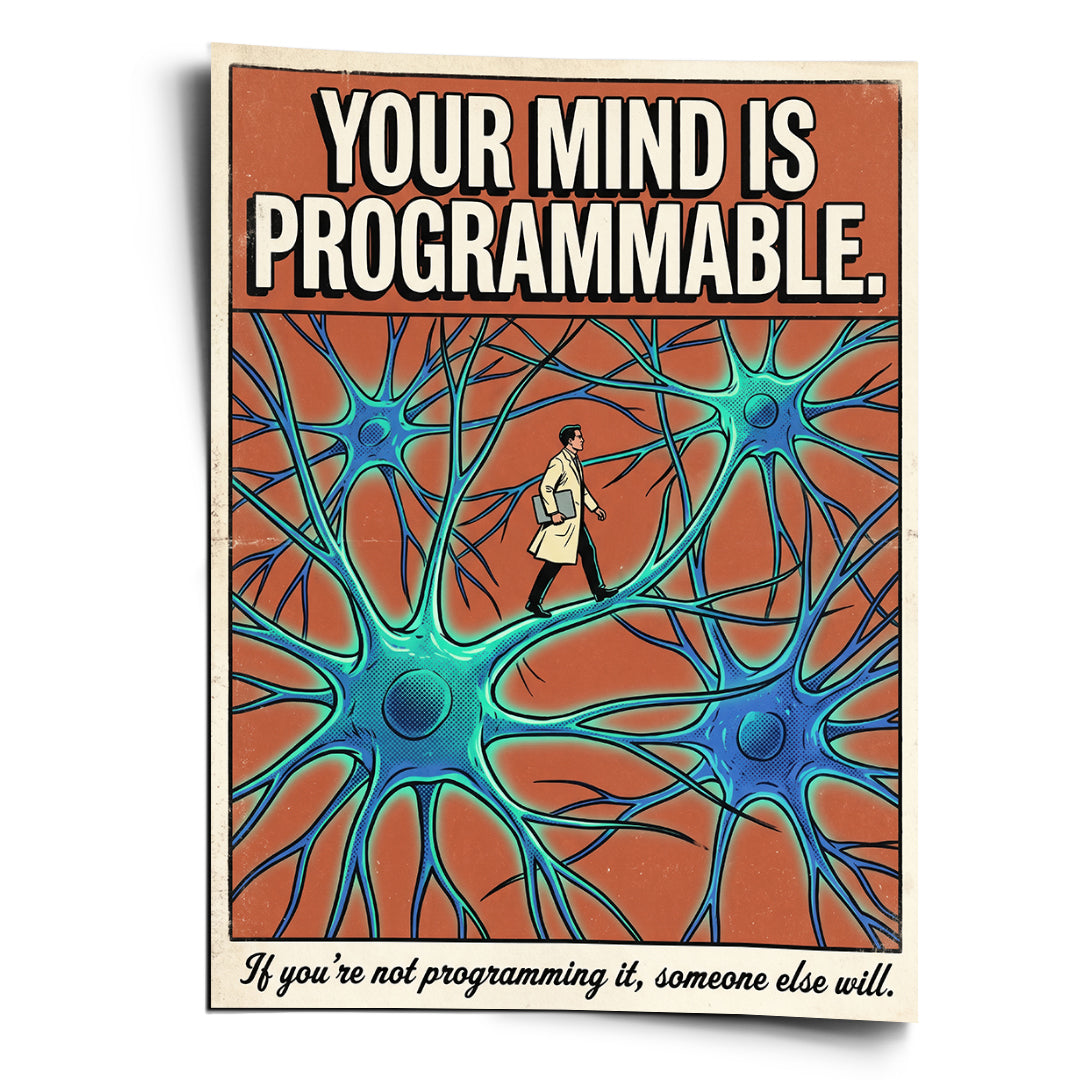 DOTCOMCANVAS Poster Your Mind Is Programmable