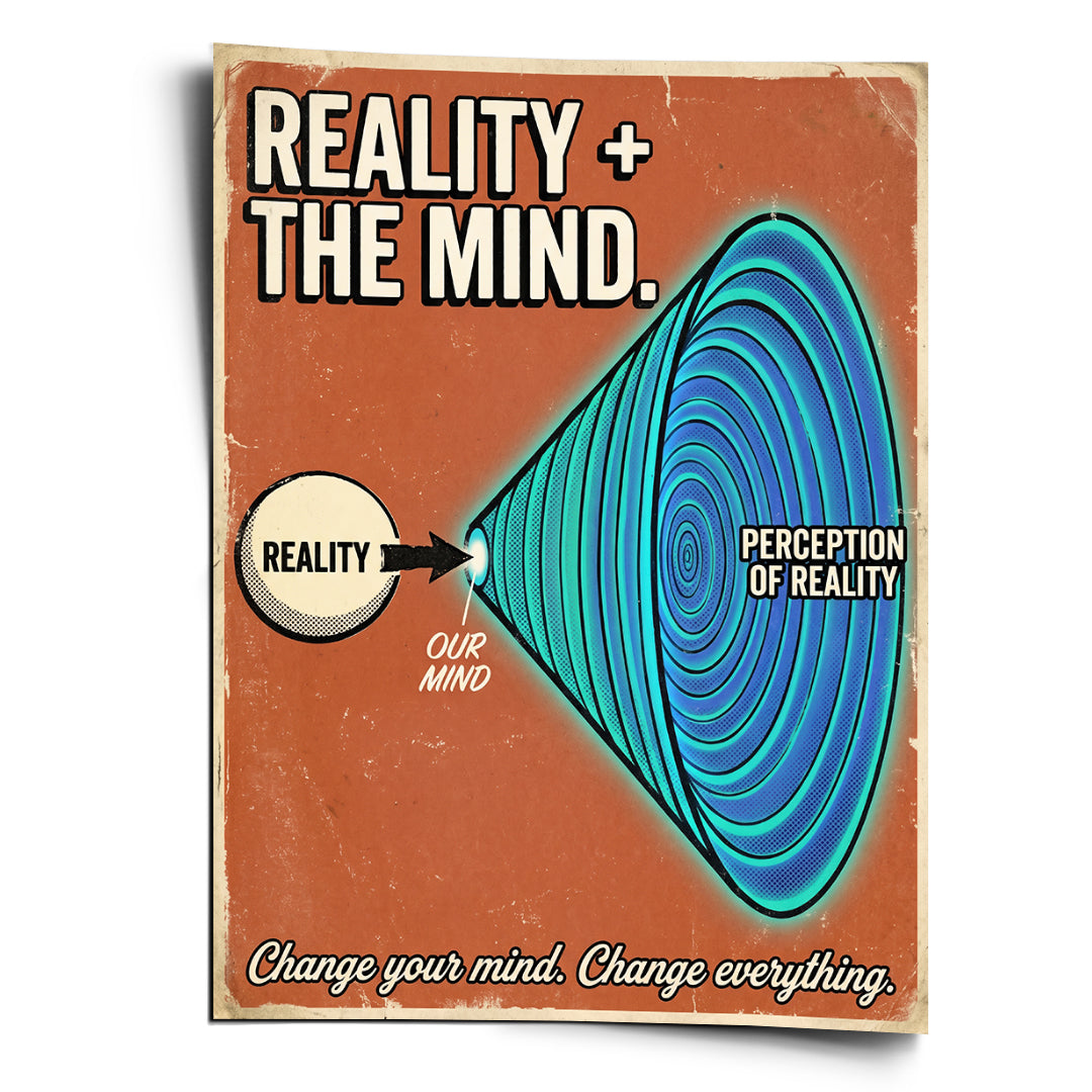 DOTCOMCANVAS Poster Reality + The Mind