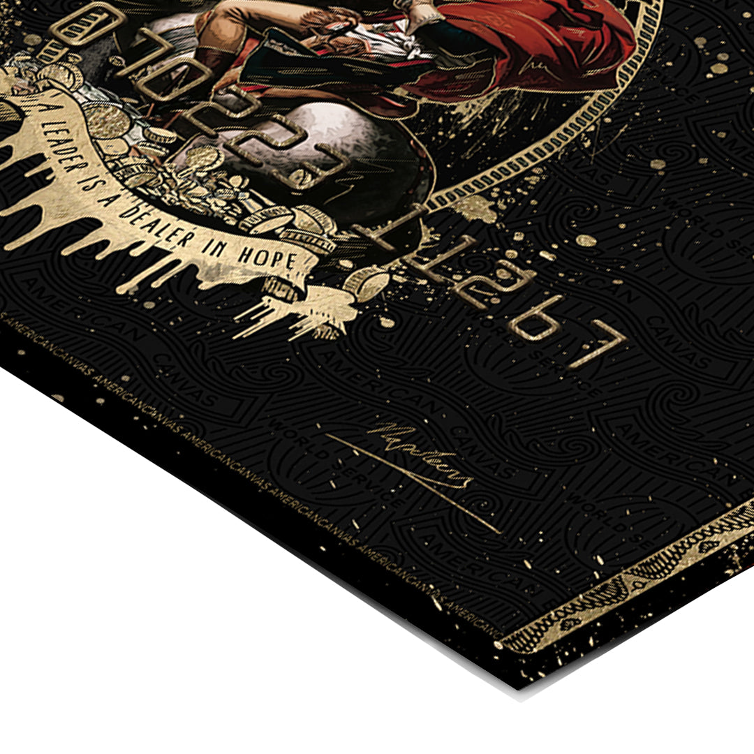 Eckdetail des Posters Royal American Canvas Napoleon