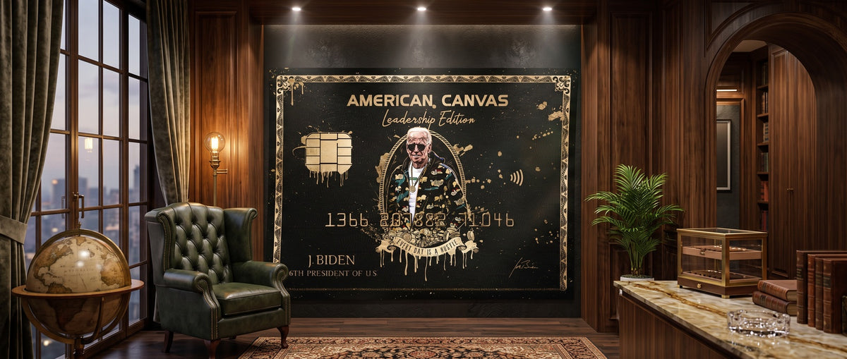 Poster Royal American Canvas – Joe Biden Website Banner