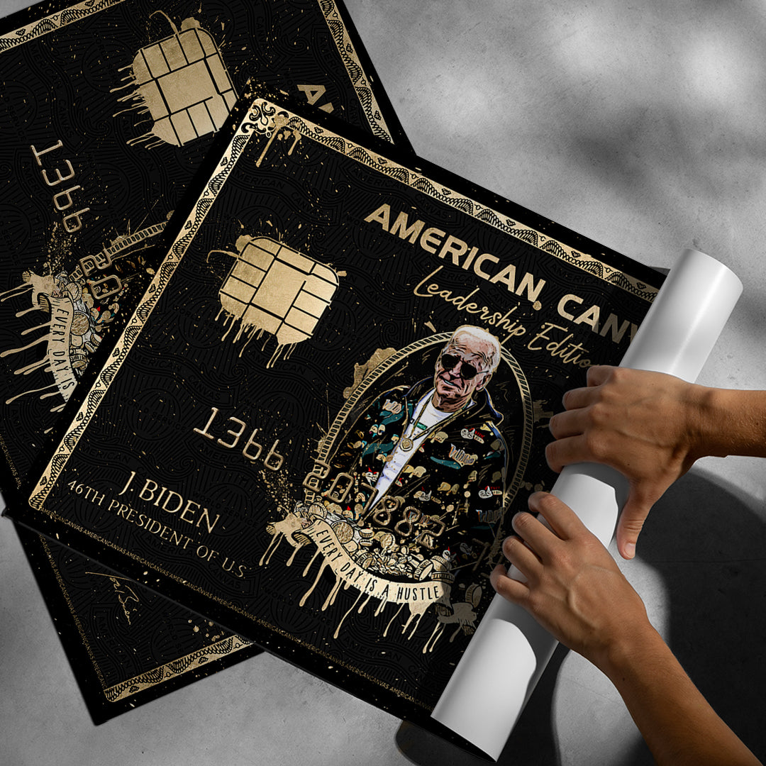 Aufgerolltes Poster Royal American Canvas Joe Biden