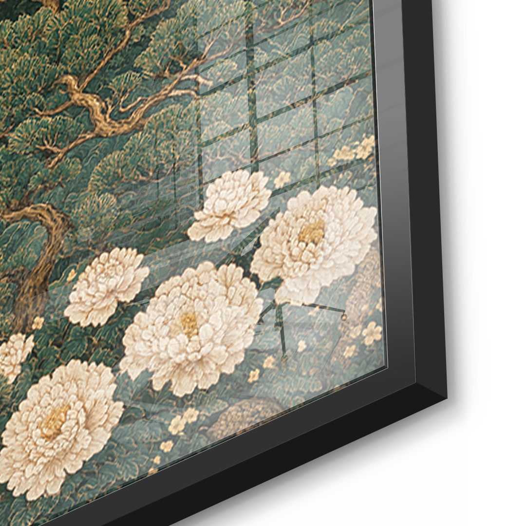 Detailaufnahme des 5mm Acrylglases, Beautiful Garden