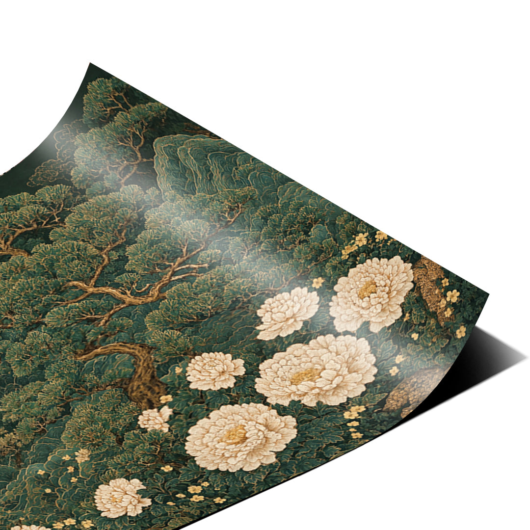 Eckdetail des Posters Beautiful Garden