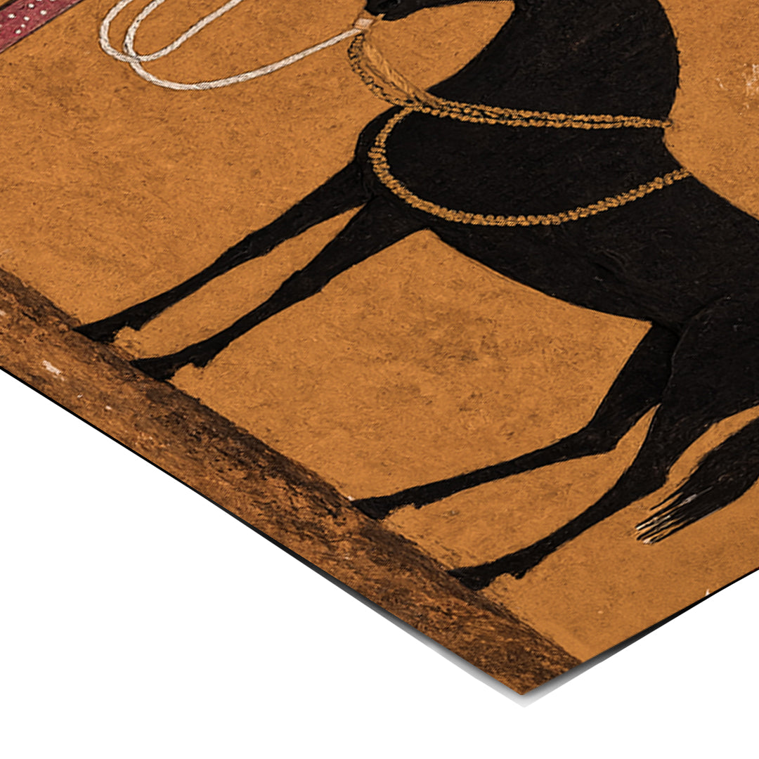 Eckdetail des Posters Cowboy & Horse