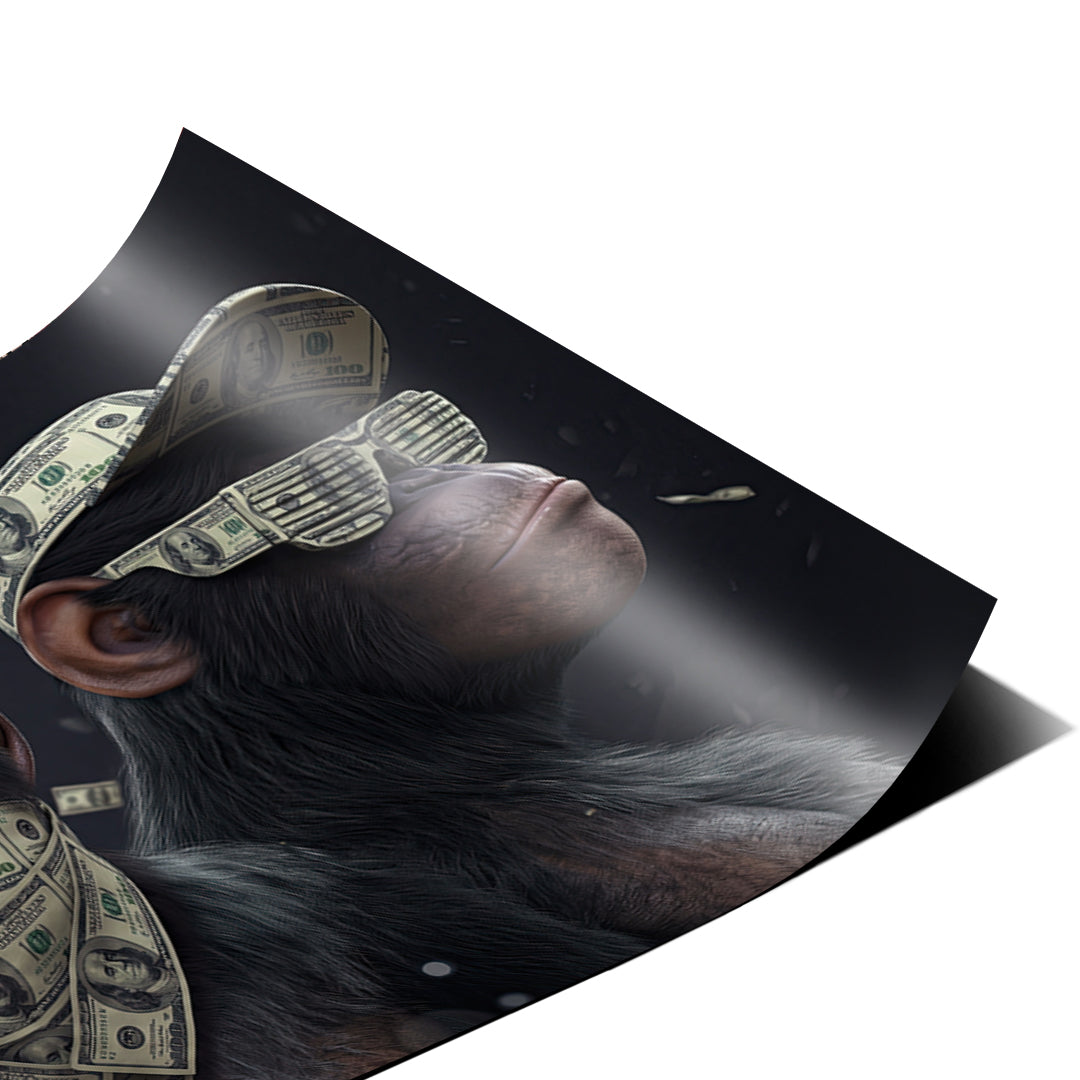 Eckdetail des Posters Three Wise Monkeys