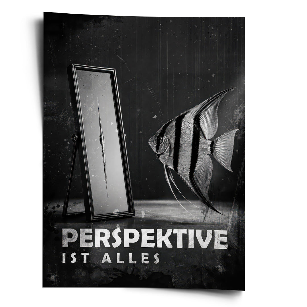 DOTCOMCANVAS Poster Perspective Is Everything (Deutsch)