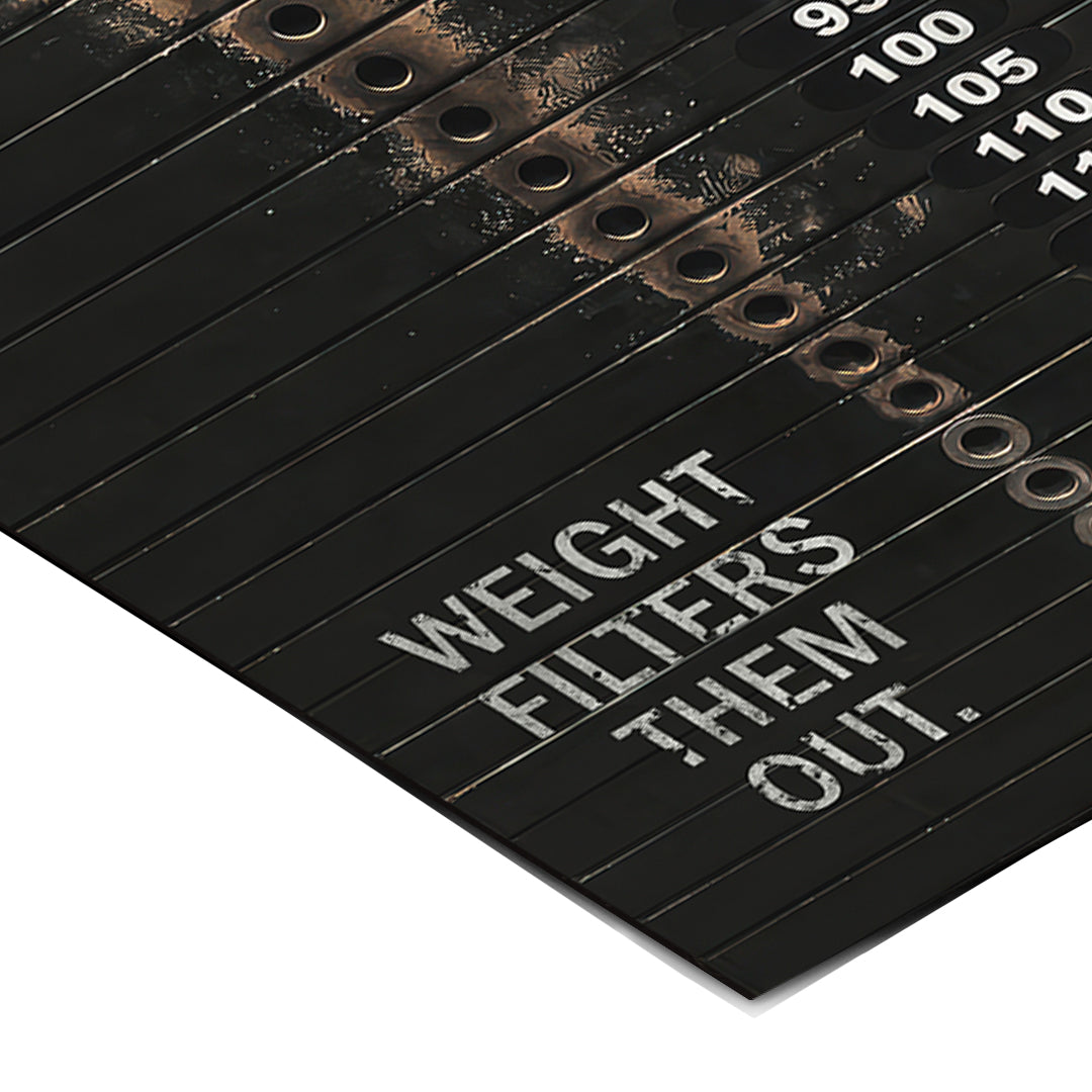 Eckdetail des Posters Weight Filter