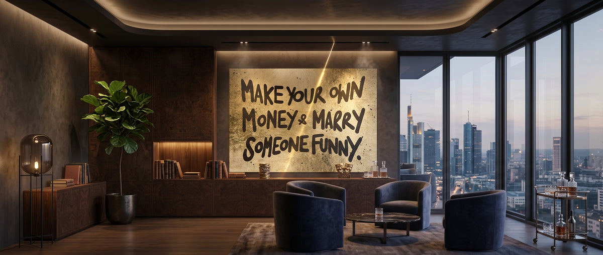 Poster Make Your Own Money Website Banner