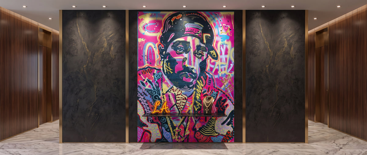 Poster Neon Gentleman Website Banner