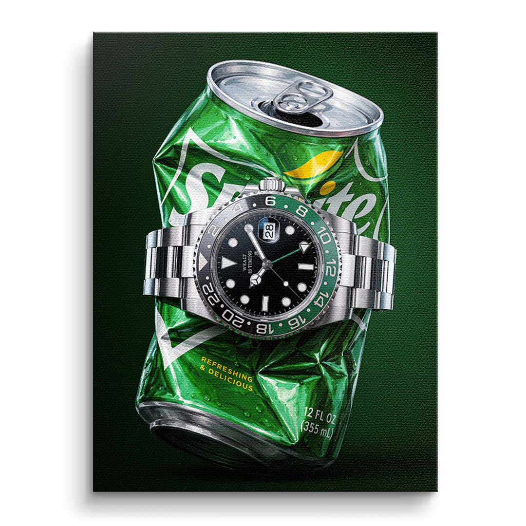 DOTCOMCANVAS Leinwandbild Crushed Luxury ohne Rahmen