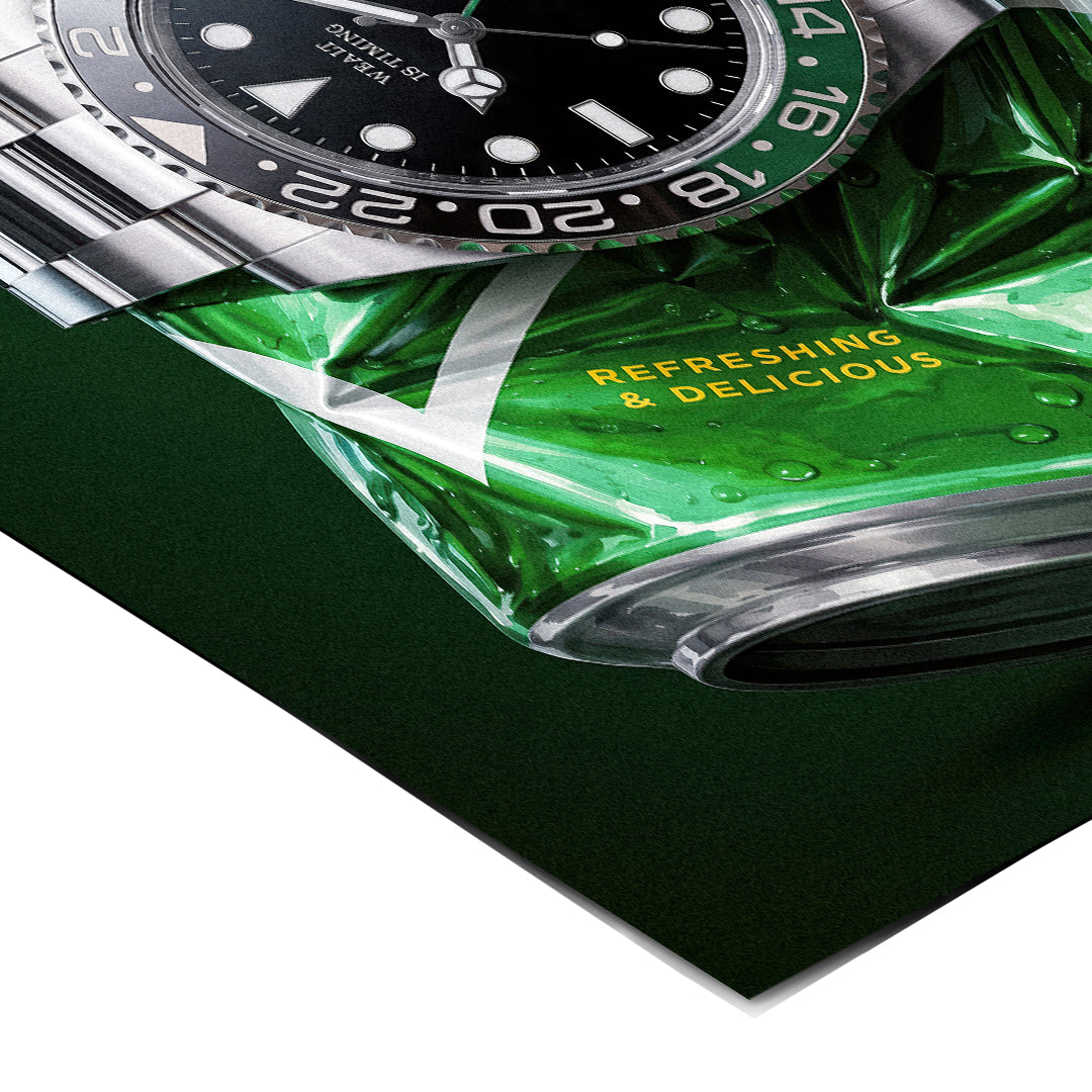 Eckdetail des Posters Crushed Luxury