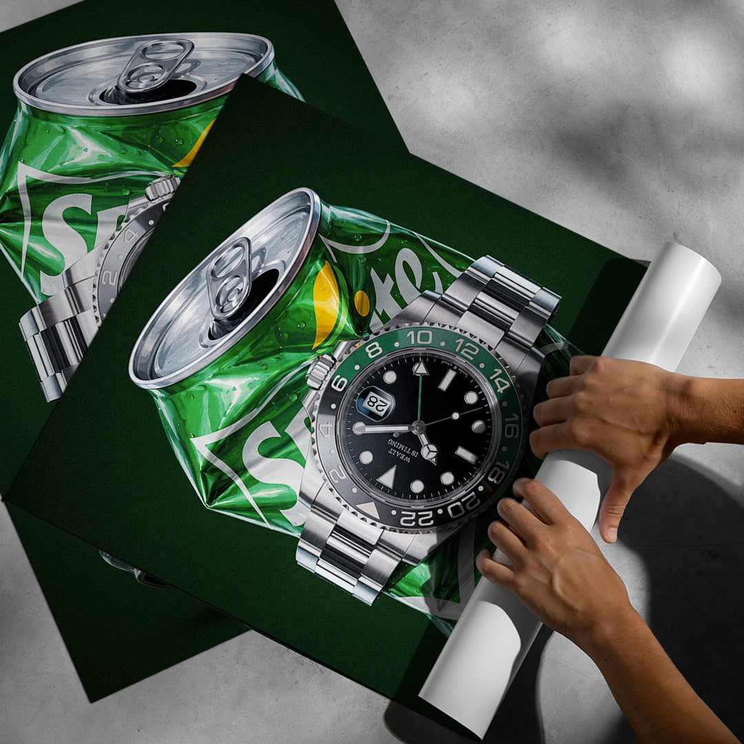 Aufgerolltes Poster Crushed Luxury
