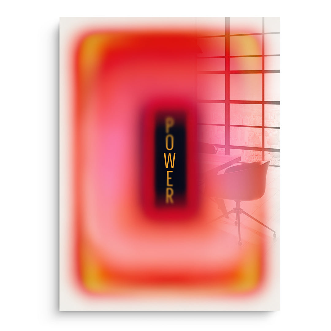 DOTCOMCANVAS Acrylglasbild Power Aura ohne Rahmen