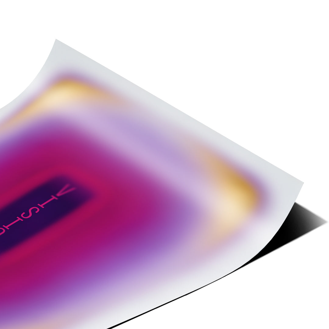 Eckdetail des Posters Vision Aura