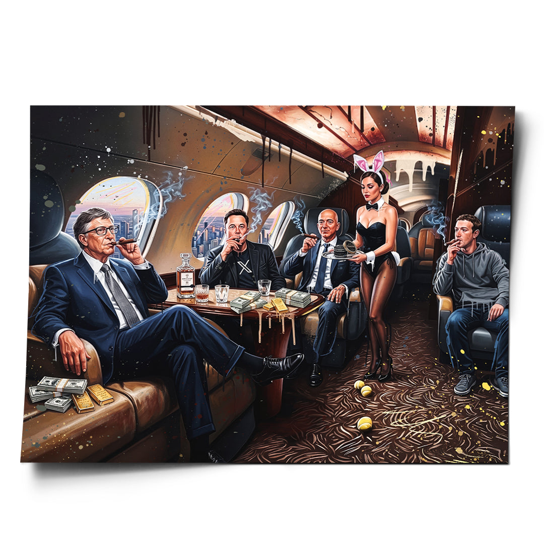 DOTCOMCANVAS Poster Jet Friends