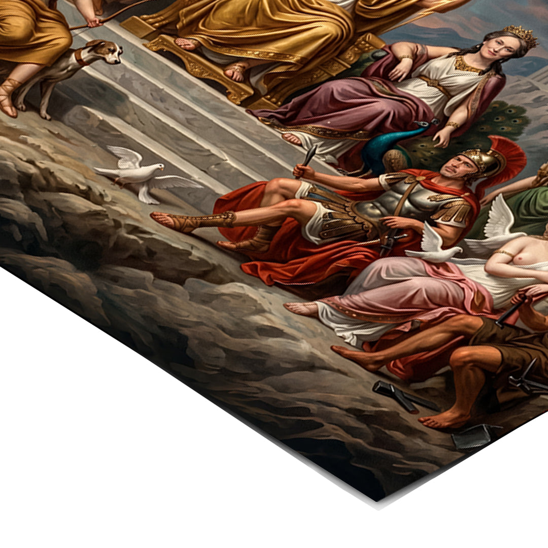 Eckdetail des Posters Hollywood in Greece