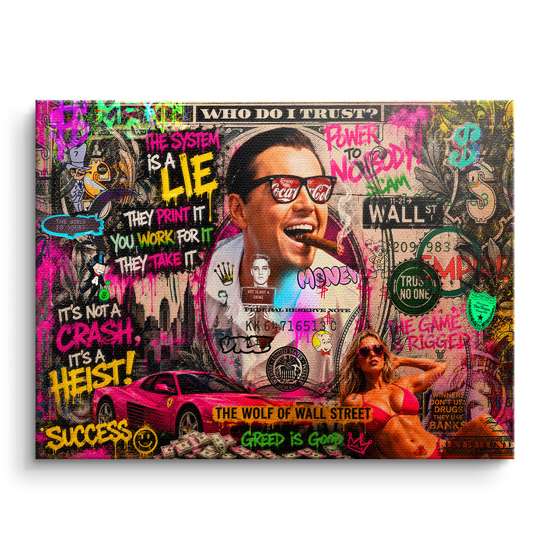 DOTCOMCANVAS Leinwandbild Its A Heist ohne Rahmen