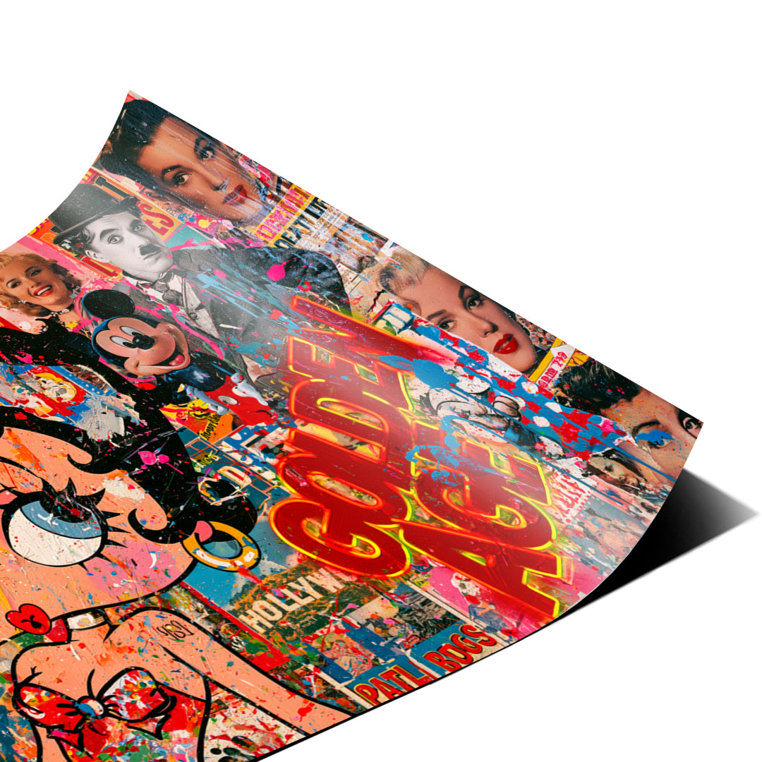 Eckdetail des Posters Golden Age